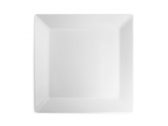 Melamin Diamond Platte 37 x 37 cm, weiß Q Squared 