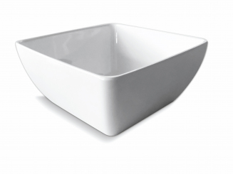 Melamin Diamond Schüssel 19 x 19 cm, weiß Q Squared 