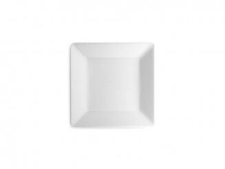 Melamin Diamond Teller 18 x 18 cm, weiß Q Squared 