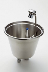 Einbauspüle Modell 20/16 rund Portioniererdusche Stöckel 