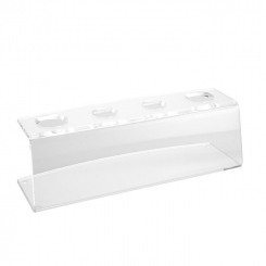 Eistütenhalter Nr. 314 Plexi von Stöckel 2 x 31 mm, 2 x 26 mm, 270 x 95 mm, Höhe 85 mm