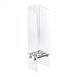 Eistütensilo Nr. 504A Plexi / Edelstahl von Stöckel 504A Plexi transparent / 4 x 26 mm, 1 x 31 mm