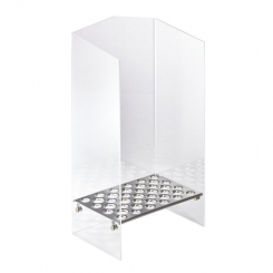 Eistütensilo Nr. 524A Plexi / Edelstahl von Stöckel 524A Plexi transparent / 24 x 26 mm, 15 x 31 mm