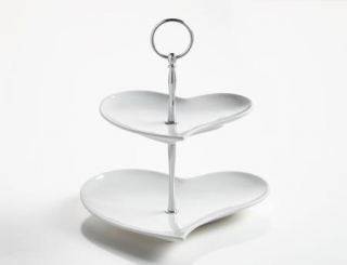 Etagere 2-stöckig Amore Maxwell Williams Restbestand 1 Stück 