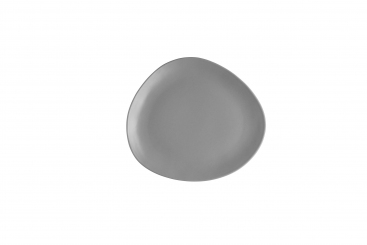 Teller flach 26 cm MATT GRAU Keramik Glendale Mäser 