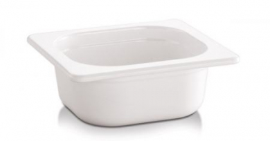 GN-Behälter 1/6 GN Melamin weiß Ecoline APS 