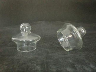 Glas Knopfdeckel Nr. 1, mundgeblasen ab 60 Stück