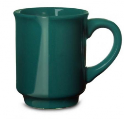 Glühweintasse dunkelgrün 0,2 l mit Druck 