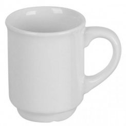 Glühweintasse weiß 0,2l mit Druck 