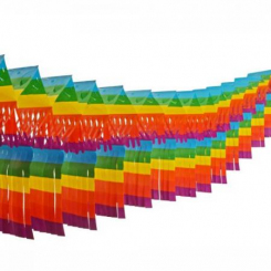 Großraum-Girlande 10 m Fransen, 5 Stück 
