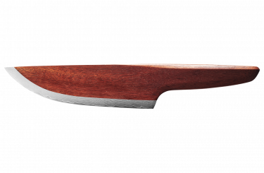 Holzmesser SKID premium Mahagoni Klinge 80 Lagen Damaszenerstahl LIGNUM 