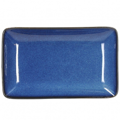 Platte rechteckig 21 x 12,8 cm Jap Blu Tognana 