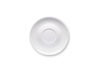 Melamin Kaffeeuntertasse, weiß Q Squared 