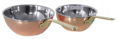 Wok aus Kupfer Contacto 