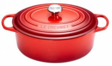 Le Creuset Bräter Oval Signature kirschrot 35 cm 