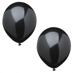 Luftballons Ø 25 cm schwarz 120 Stück 