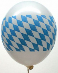 Luftballons Bayrisch Blau 50 Stück Suthor 