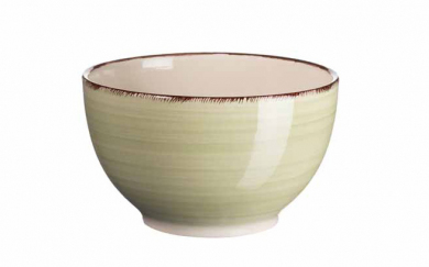 Müslischale 14cm olivgrün Keramik Lumaca Mäser 