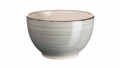 Müslischale 14cm rauchblau Keramik Lumaca Mäser 