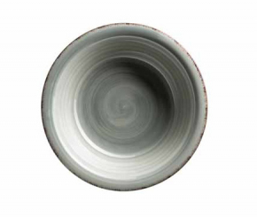 Teller tief 21cm rauchblau Keramik Lumaca Mäser 