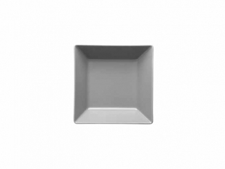Schale quadratisch 17,5x17,5cm Keramik grau matt Manhattan City Mäser 