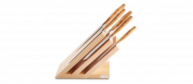 Messerblock-Set 6-teilig Size S Olive Felix Solingen 