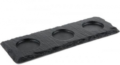 Naturschieferplatte mit 3 Absätzen 5,5 cm APS 