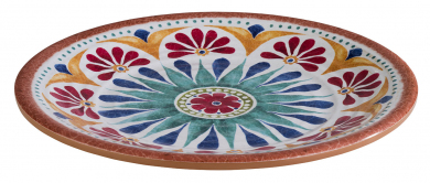 Platte Arabesque 21,5 cm beige, blau APS 