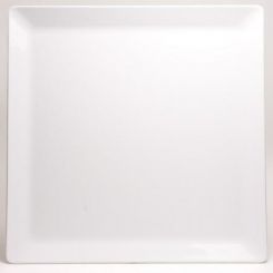 Quadratisches Tablett 51 cm Melamin weiß Primeware 