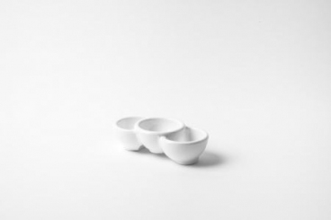 Dreifachschale Rund klein Melamin Primeware 