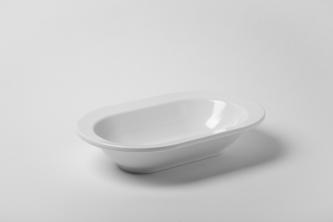 Ovale Schale mit Rand mittel Melamin Primeware 