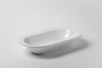 Ovale Schale mit Rand groß Melamin Primeware 