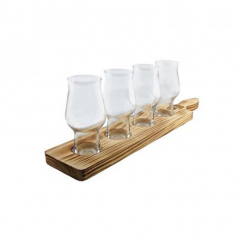 Beer Flight Set Craft Master One mini Rastal mit 4 Gläsern ungeeicht 