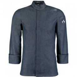 Robini Kochjacke Dino Blue Denim 