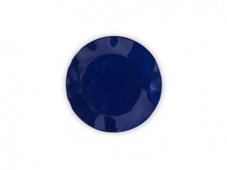 Melamin Ruffle Hues Teller 20 cm, saphirblau Q Squared 