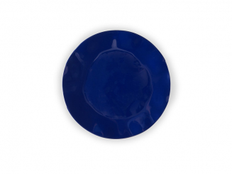 Melamin Ruffle Hues Teller 27 cm, saphirblau Q Squared 