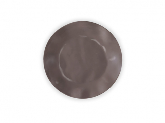 Melamin Ruffle Hues Teller 27 cm, schlamm Q Squared 