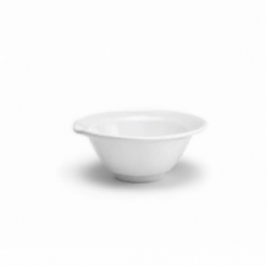 Melamin Ruffle Dipschale 12,7 cm, weiß Q Squared 