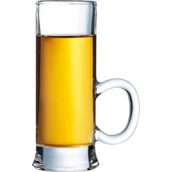 Schnapsglas 5,5 cl mit Henkel, geeicht und mit Logodruck Arcoroc 