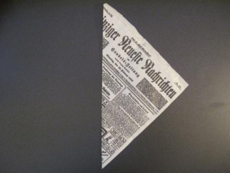 Pommes Frites Spitztüten Zeitungsdruck 500 Stück 