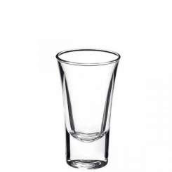 Stamper/Schnapsglas Doppelte 6,5 cl, geeicht/Druck 