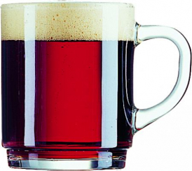 Glühweinglas Henkelbecher 250ml geeicht 0,2l Arcoroc, ohne Logodruck ab 312 Stück