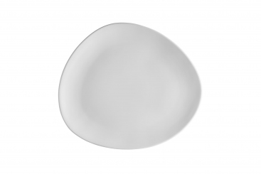 Teller flach 29,5 cm MATT WEISS Keramik Glendale Mäser 