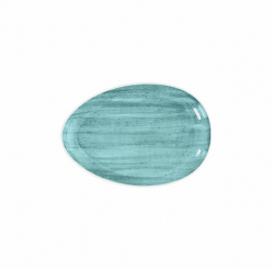 Teller oval 26 cm azzurro Geschirrserie B-RUSH Tognana 