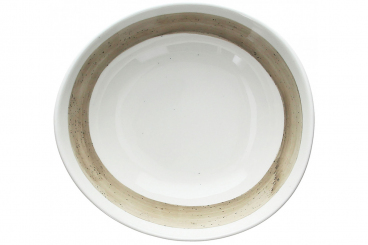 Schüssel 23 cm grey Geschirrserie B-RUSH Tognana 