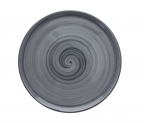Pizzateller rund 33 cm grigio Geschirrserie Giotto Tognana ab 6 Stück