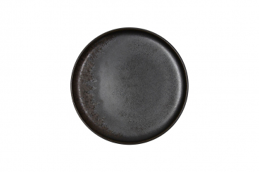 Teller flach 30 cm Rust bronzefarben Tognana 