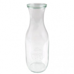Weck-Flasche 1.062 ml mit Deckel Set 12-teilig 
