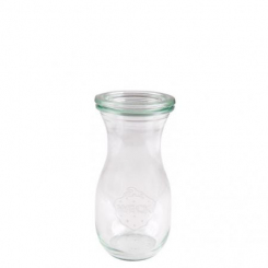 Weck-Flasche 290 ml mit Deckel Set 12-teilig 