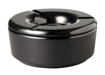 Windaschenbecher schwarz Melamin APS 